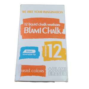 12 Liquid Chalk Markers - Pastel Colors