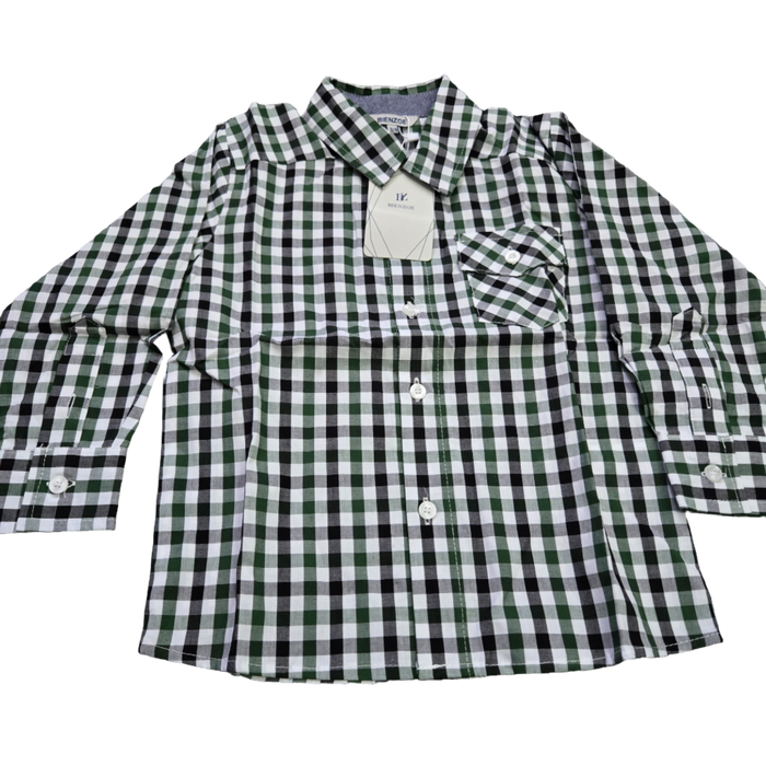 Boy's Long Sleeve Button Up Shirt - 3/4T