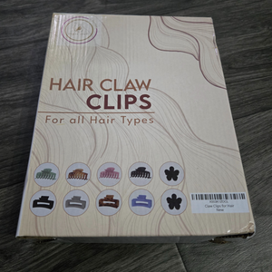 10 Large Hair Claw Clips