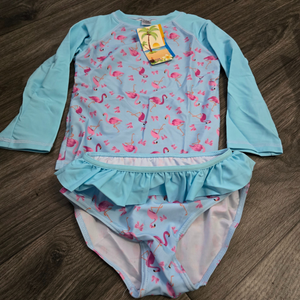 Girl's 2 Piece Bathing Suit - 3/4T