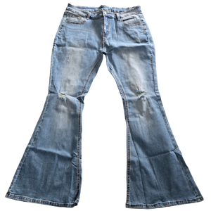 Ladies Bellbottom Jeans - Stretch - 2XL
