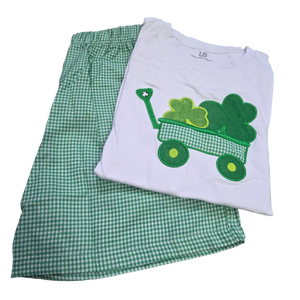 Girl's 2 Piece St Patrick's Day Outfit - Size 9