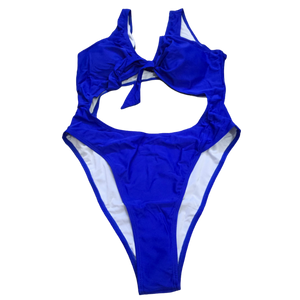 Ladies Sapphire Blue Bathing Suit - XLarge - True Fit