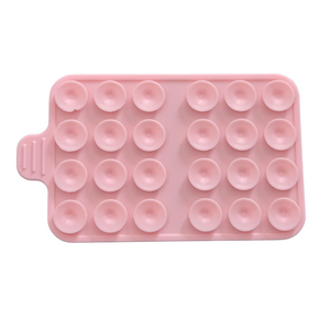Silicone Phone Sticky Grip, Suction Phone Case Mount for iPhone and Android  - Assorted Colors