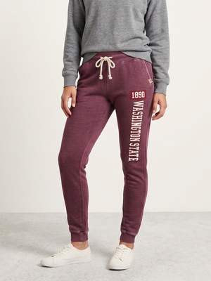 NWOT Washington State Cougar Jogger Sweatpants | Blue 84 Collegiate Graphic | Size Small