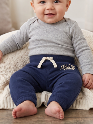 NWT | Carter's Navy Blue "Athletic Dept." Fleece Lined Jogger Sweatpants | 3M
