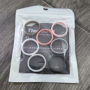 Ladies 7 Silicone Rings - Size 11