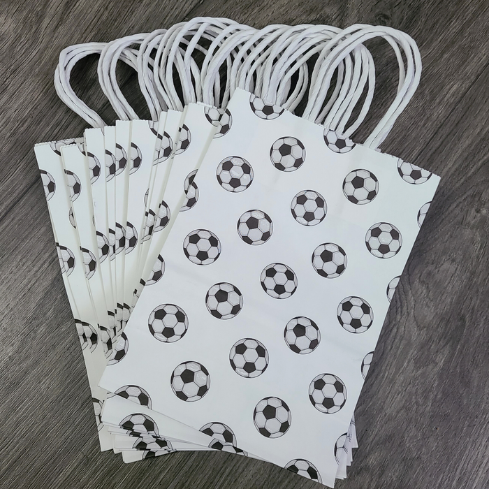 15 Soccer Gift Bags - 5"x7"