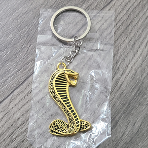 Gold Snake Keychain
