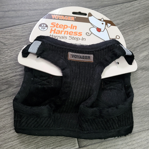 Step In Black Dog Harness - XSmall