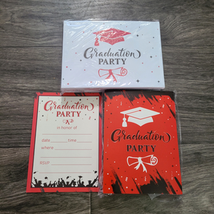 50 Graduation Invitations Includes Envelopes