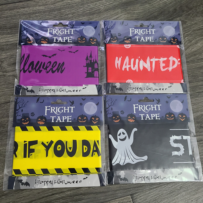 4 Halloween Fright Tape