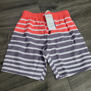 Boy's Striped Swim Trunks - 7/8