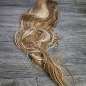 Blond Hair Wig - No Bangs - 28" Long