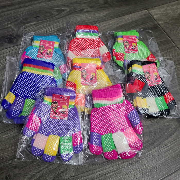 8 Pair Kids Gloves - Ages 2-5