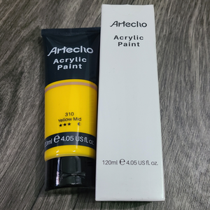 Artecho Professional Acrylic Paint - Yellow Mid