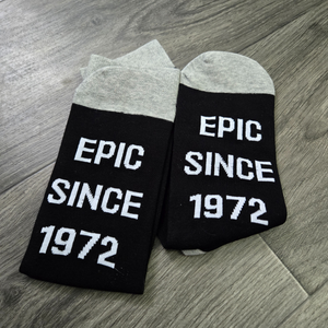 Epic Since 1972 Socks
