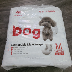 44 Dog Disposable Male Wraps - Medium