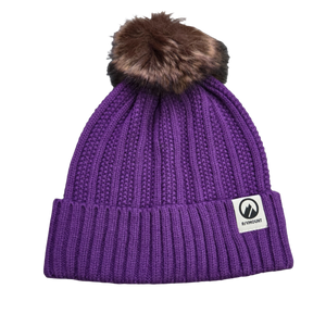 Ladies Purple Winter Hat