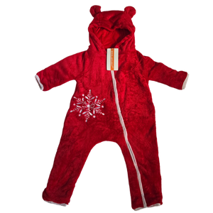 Baby Fleece Christmas Outfit - 6-9 Months