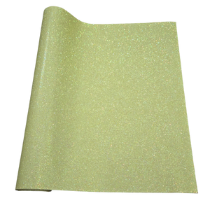 Yellow Glitter Faux Letter Craft Roll   Roll Size - 11.8"x58"