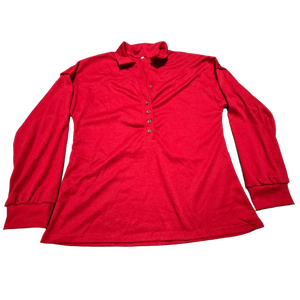 Ladies Red Long Sleeve Sweater - 2XL