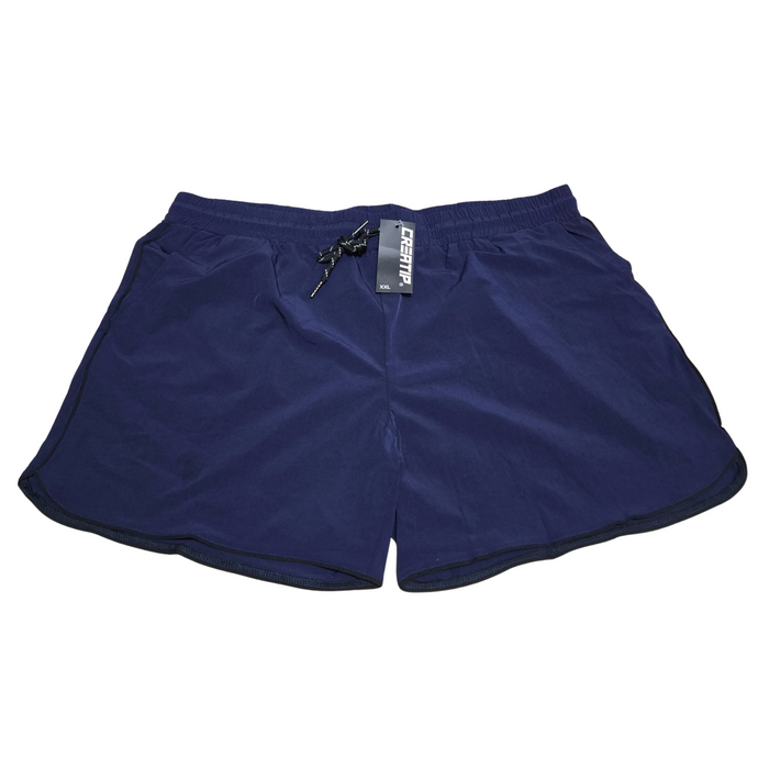 Men's Blue Workout & Everyday Wear Lightweight Shorts With Pockets - XXL
