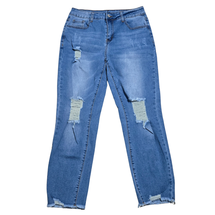 Women's Distressed Jeans - 6