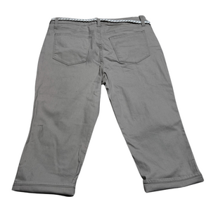 Women's Belted Jean Capris - 12