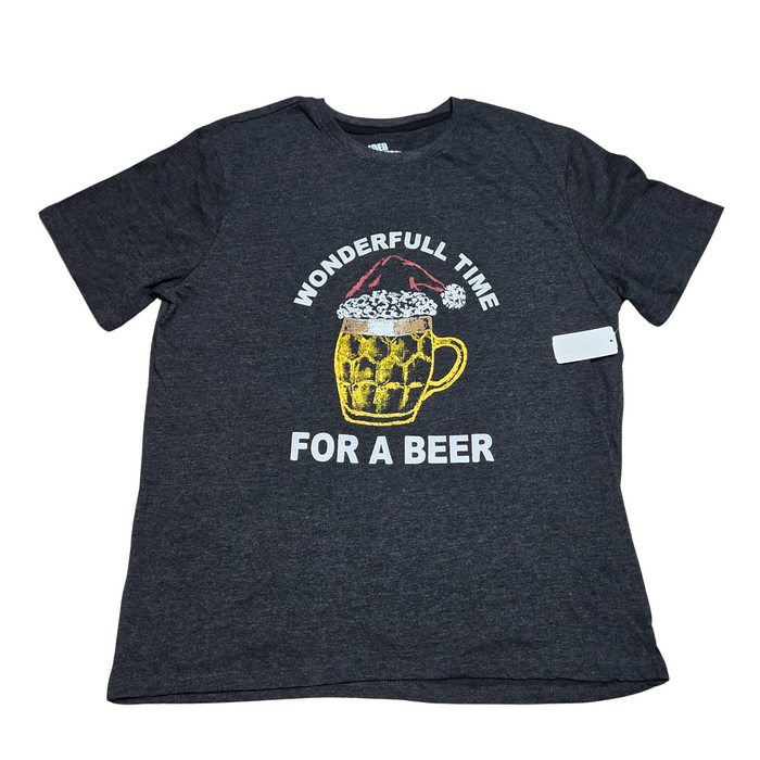 Men's "Wonderful Time For A Beer" T-Shirt - L