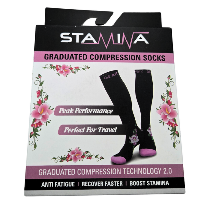 Graduated Men & Women Compression Socks - S/M