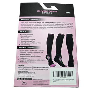 Graduated Men & Women Compression Socks - S/M