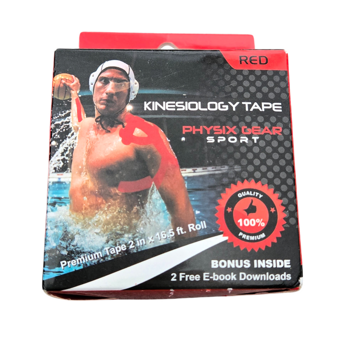 Red Waterproof Kinesiology Tape
