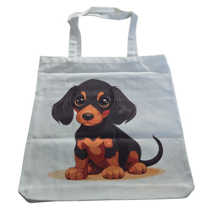 Dog Canvas Tote Bag