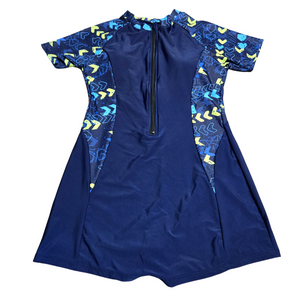 Women's 1 Piece Short Sleeve Romper Bathing Suit - XL
