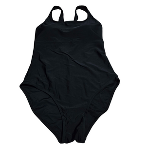 Women's 1 Piece Black Bathing Suit - Large