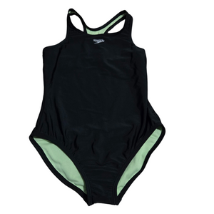 Women's 1 Piece Black Speedo Bathing Suit - Size 12