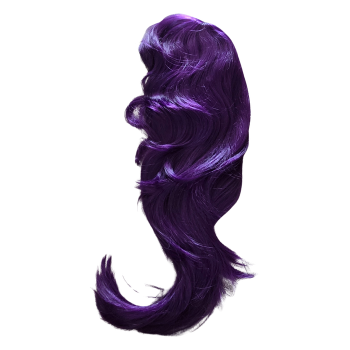 Deep Purple Wavy Wig for Women - 24"