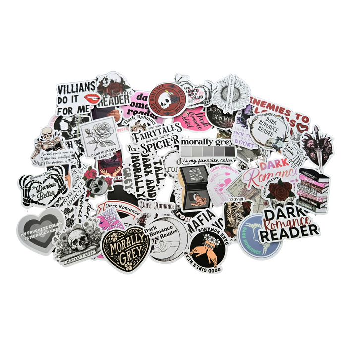 50 Dark Romance Vinyl Stickers