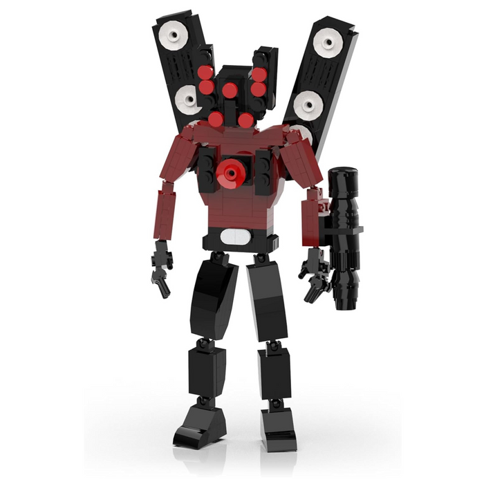 Skibidi Toilet Titan Speakerman Action Figure Building Kit