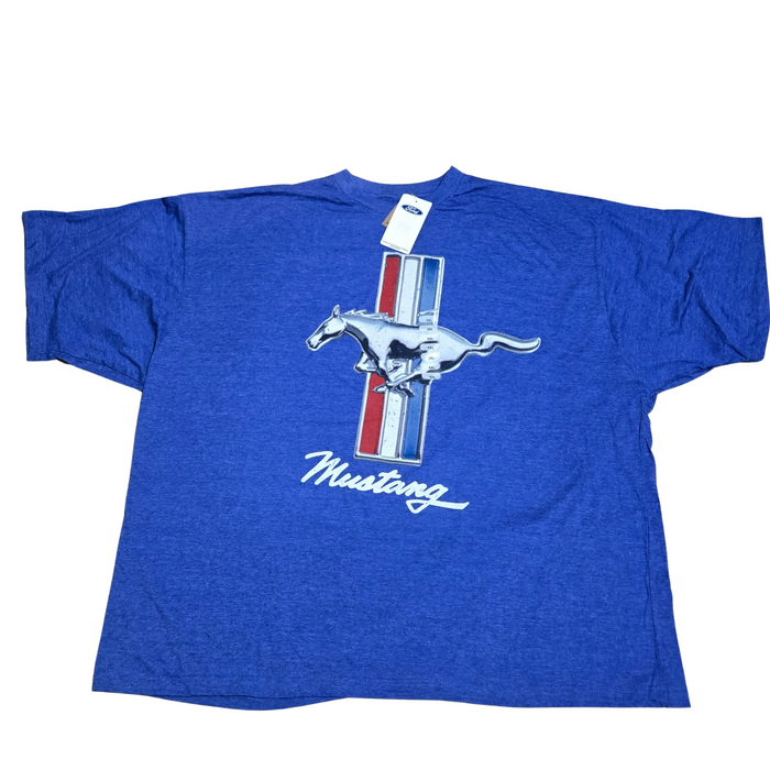 Men's Blue Ford Mustang T-Shirt - 5XL