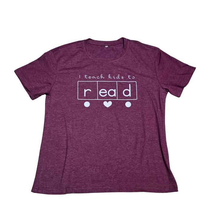 Women's "I Teach Kids To Read" T-Shirt - L