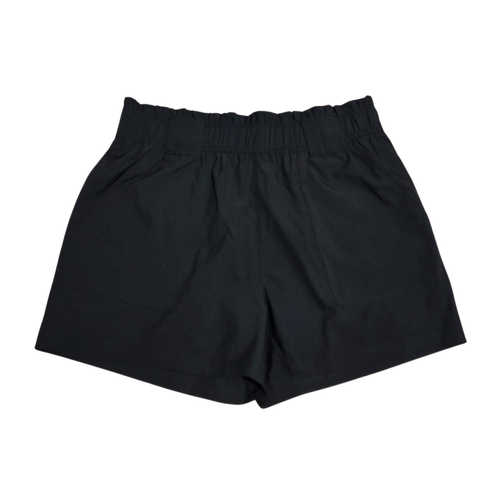 Women's Lightweight Casual Black Shorts - XL