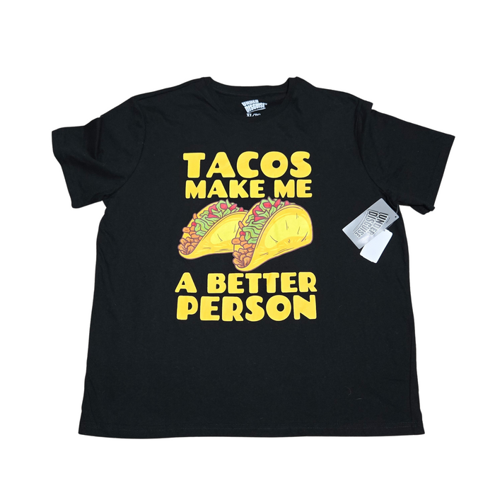 Men's Tacos Make Me A Better Person - T-Shirt - XL