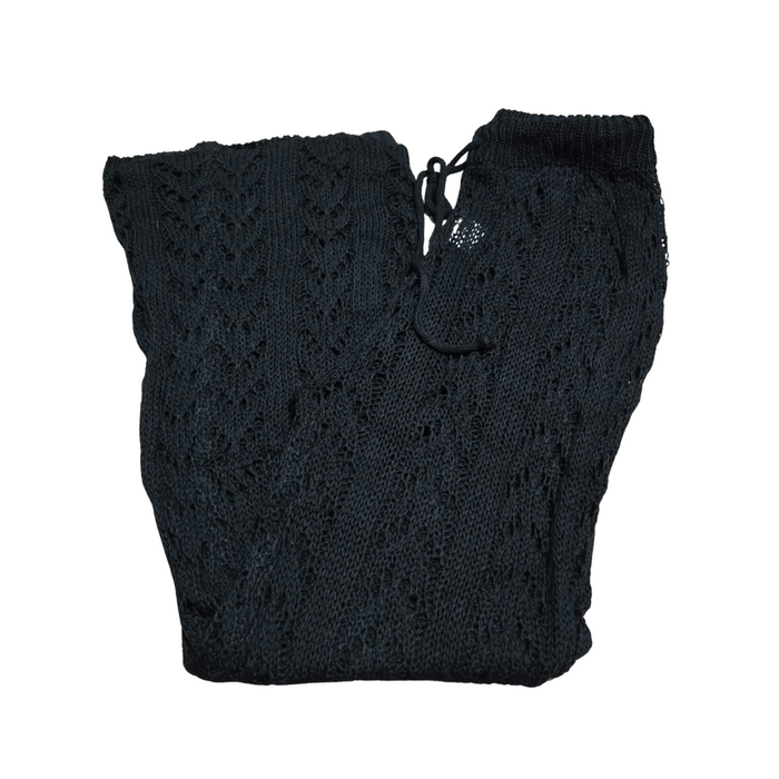 Women's Crochet Lace Swim Pants Knitted Hollow Out Cover Up Pants - Medium