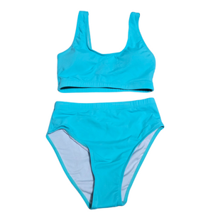 Women's Blue 2 Piece Bikini Bathing Suit - XSmall