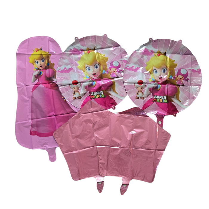 Super Mario Brothers Princess Peach Party Helium Balloons
