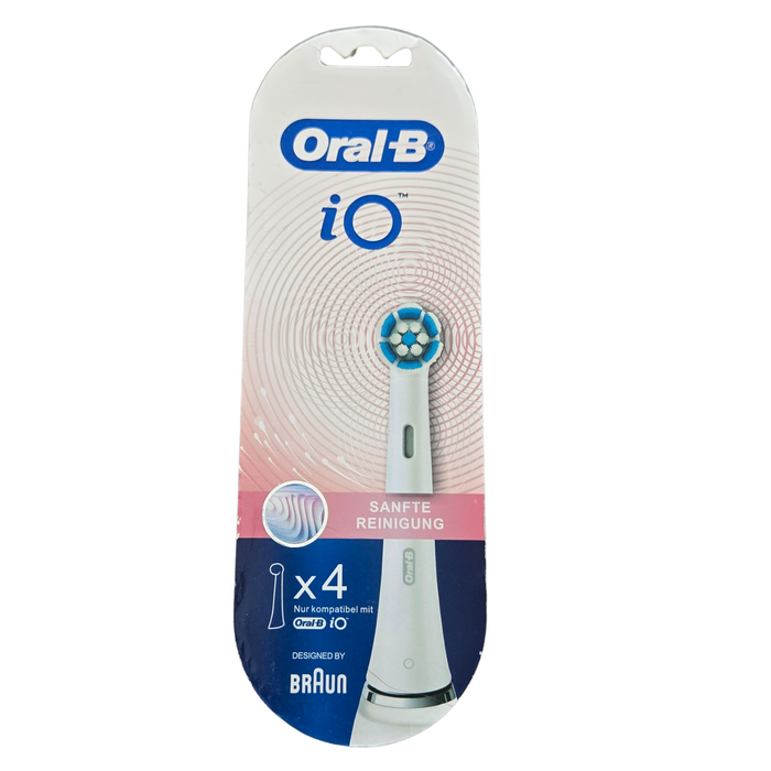 Oral-B iO Genuine Replacement Brush Heads, Gentle Care, Refills
