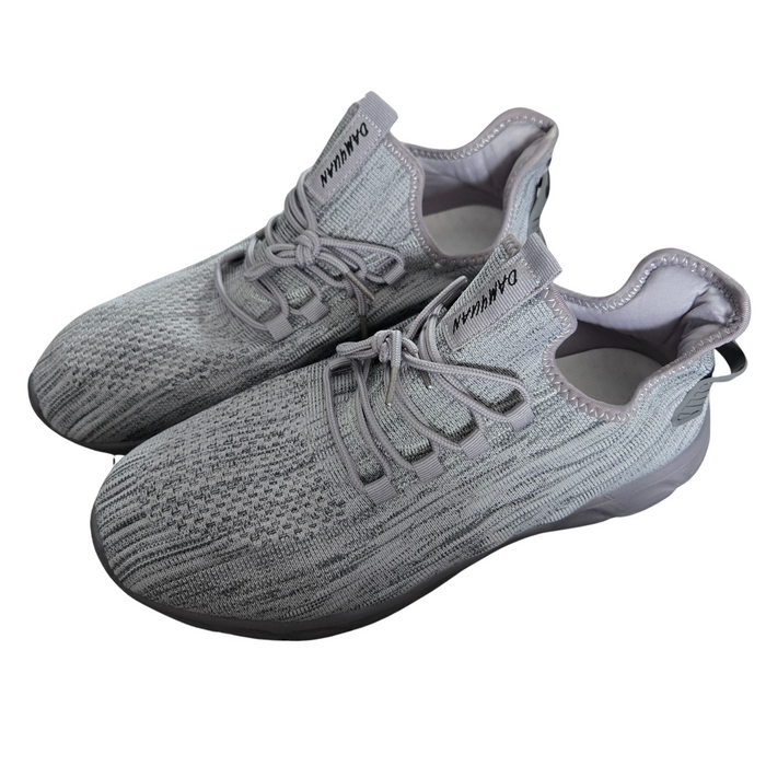 Men's Gray Slip On Walking Running Shoes - Size 11