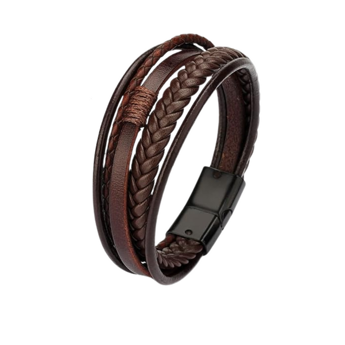 Leather Bracelets for Women Layered Leather Wrap Bracelets